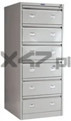 Szafy biurowe - Valberg Szafa kartotekowa z sześcioma szufladami AFC 06 (format A5 i A6) 1481-1560E_20180718142728 - miniaturka - grafika 1