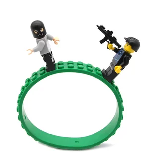 Epee Zestaw Mayka - klockomania - taśma 2m Poczwórna kolor zielony + Mayka - baza do budowania 20 x 20 cm KOLOR ZIELONY 8595582230584 - Klocki - miniaturka - grafika 9