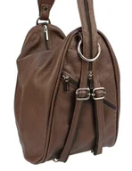 Plecaki - ELKOR (PL) Plecak Skórzany ELKOR (PL) Jowita De Luxe Skóra Naturalna Licowa JASNY CZEKOLADOWY - miniaturka - grafika 1