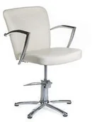 Fotele fryzjerskie - Barbiero Fotel fryzjerski LIVIO kremowy BH-8173 BH-8173/150 - miniaturka - grafika 1