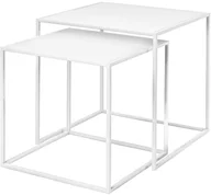 Ławy i stoliki kawowe - Blomus Zestaw stolików kawowych FERA Blomus biały 2 szt. - miniaturka - grafika 1