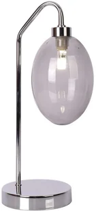 LUNO Lampa Stołowa Lukka LUNO styl designerski szkło srebrny 50501224 - Lampy stojące - miniaturka - grafika 2