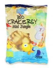 Bio Ania KRAKERSY MINI JUNGLE BIO 100 g - - Przekąski dla dzieci - miniaturka - grafika 2