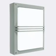 Lampy ogrodowe - Norlys kinkiet zewnętrzny Nordkapp 5026 LED aluminium 5026AL - miniaturka - grafika 1