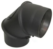 Kominy i akcesoria - Darco Kolano nastawne 150 mm czarne - miniaturka - grafika 1