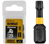 Bity - DEWALT DT7382T Dewalt Bity udarowe T25x25mm Torsion 5szt - miniaturka - grafika 1