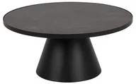 Ławy i stoliki kawowe - Actona Stolik kawowy Soli czarny 85 cm 20141 - miniaturka - grafika 1