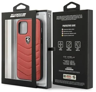 Ferrari FEHQUHCP12MRE iPhone 12/12 Pro czerwony/red hardcase Off Track Quilted hurtel-76681-0 - Etui i futerały do telefonów - miniaturka - grafika 8