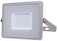 Lampy ogrodowe - V-tac naświetlacz LED Pro series) VT-30-G SAMSUNG CHIP 30W 6400K 2400lm IP65 szary SKU 456 - miniaturka - grafika 1