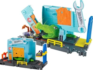 Hot Wheels City zestaw z krokodylem - Samochody i pojazdy dla dzieci - miniaturka - grafika 4