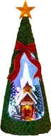 Pozostałe oświetlenie - Star LED drzewko bożonarodzeniowe z motywem: Kościół, ok. 26 x 10 cm, kolorowe diody LED, na baterie, cztery kolory, z zamkiem,,, (990-60) - miniaturka - grafika 1