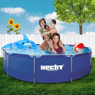 HECHT CZECHY 3476 BASEN STELAŻOWY OGRODOWY RODZINNY NAZIEMNY 4383 Litrów 300 x 76 CM BLUESEA- EWIMAX OFICJALNY DYSTRYBUTOR - AUTORYZOWANY DEALER 3476 BLUESEA BASEN RODZINNY OGRODOWY NAZIEMN - Baseny ogrodowe - miniaturka - grafika 8