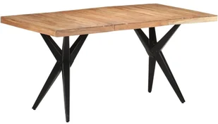 vidaXL Lumarko Stół jadalniany, 160 x 80 x 76 cm, lite drewno akacjowe 323565 - Stoły - miniaturka - grafika 9