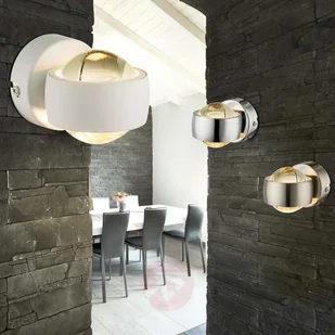 Globo Lighting Chromowany kinkiet LED Randi - Lampy ścienne - miniaturka - grafika 3