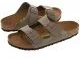 Klapki i japonki męskie - Birkenstock Klapki Arizona BF Nubuk Stone 151211 (BK17-b) para 42:2|43:2|44:2|45:1|46:1| - miniaturka - grafika 1