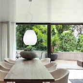 Lampy sufitowe - Casablanca Bagan lampa wisząca, 1-punktowa, 26cm - miniaturka - grafika 1