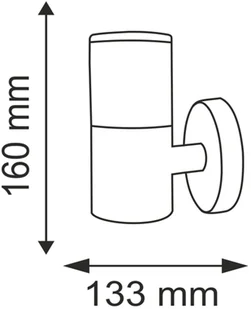 Polux Lampa ogrodowa wisząca COLLUM HY0007UP4C 300683 - Lampy ogrodowe - miniaturka - grafika 6