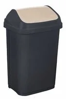 keeeper OKT 10308826000 Swing-Bin pojemnik na śmieci, 50 l, kolor grafitowy/kremowy 1030882600000 - Kosze na śmieci - miniaturka - grafika 4