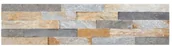 Elewacje - Kamień naturalny Slate 10 x 35 cm grey mix yellow 0,35 m2 - miniaturka - grafika 1