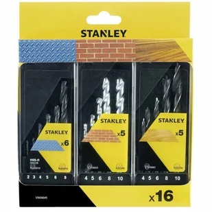 Stanley zestaw wierteł do muru/drewna/metalu 16 elementów - Akcesoria do elektronarzędzi - miniaturka - grafika 2