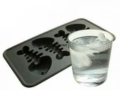 Akcesoria do lodu - FOREMKA TACKA DO KOSTEK LODU - OŚCI RYBKI RYBKA - miniaturka - grafika 1