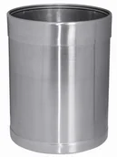 Wyposażenie lokali gastronomicznych - Bolero Kosz na papier ze stali nierdzewnej | 10,2L | śr.224x(H)280mm CF130 - miniaturka - grafika 1