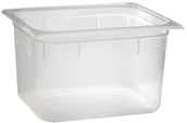 Pojemniki i kosze gastronomiczne - APS Pojemnik prostokątny z polipropylenu GN 1/6 176x162x200 mm, półprzeźroczysty | 82142 82142 - miniaturka - grafika 1