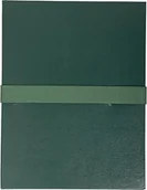 Teczki i skoroszyty - Exacompta 621e Binder zewnętrzny (balacro segregator ringowy, zapięcie na rzepy, bransoletka, DIN A4), ciemnozielony 633E - miniaturka - grafika 1