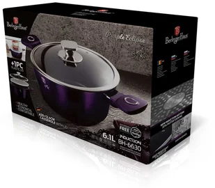 Berlinger Haus Lumarko Garnek Tytanowy 28cm Bh-6630 Purple BH-6630 Kinghoff - Garnki - miniaturka - grafika 8