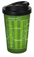 Kubki termiczne - GEDA LABELS 12157 kubek ""Coffee to go  Pole do gry"" 400 ML, PP, wielobarwny, 14 x 8 x 8 cm 12157 - miniaturka - grafika 1