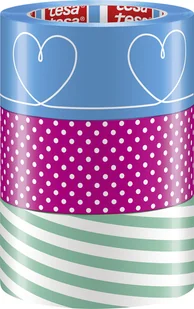 Tesa Taśma pakowa dekoracyjna 3 szt. 25m x 50mm ACDWTR - Inne mocowania - miniaturka - grafika 3