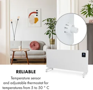 Klarstein Klarstein Bansin Smart 2500, grzejnik konwekcyjny, 2500W, sterowanie aplikacją ACO14-Bansin2500WB - Ogrzewanie przenośne - miniaturka - grafika 6