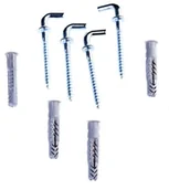 Kołki - Fischer Kołki uniwersalne z hakami prostymi UX 6 x 35 mm 4 szt. - miniaturka - grafika 1