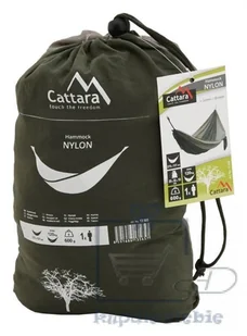 Cattara Hamak NYLON 275x137 cm zielono-brązowy - Huśtawki - miniaturka - grafika 5