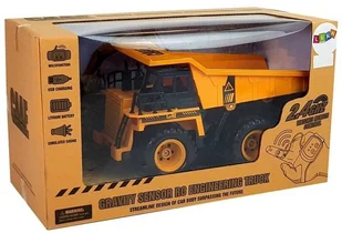 Import LEANToys Wywrotka Zdalnie Sterowana Ruchem Gestem Ręki Budowa 1:22 LT-8396-0 - Zabawki zdalnie sterowane - miniaturka - grafika 8