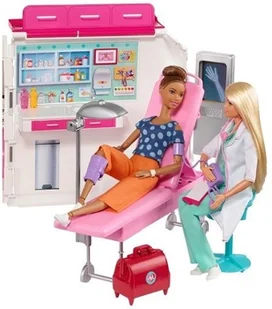 Mattel Barbie Karetka Mobilna klinika FRM19 - Akcesoria dla lalek - miniaturka - grafika 10