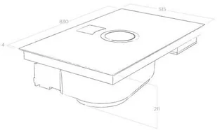 Elica NIKOLATESLA SWITCH WH/A/83 (WYCIĄG) - Zestawy zintegrowane AGD - miniaturka - grafika 9