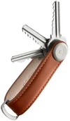 Etui na klucze - Orbitkey Skórzane etui organizer na klucze Orbitkey 2.0 Leather - cognac/tan LTHO-2- CGTN - miniaturka - grafika 1