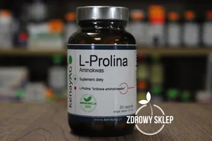 kenayAG L-Prolina Aminokwas Białko Kolagen 60 kaps - Aminokwasy - miniaturka - grafika 3