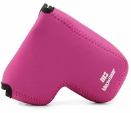 Akcesoria do smartwatchy - MegaGear MegaGear Neoprenowe etui kompatybilne z Sony Alpha A6600 (18-135 mm) - różowe MG1869 - miniaturka - grafika 1