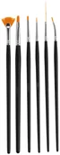Akcesoria do paznokci - Peggy Sage Komplet 6 pędzli Nail art - ( ref. 141060) - miniaturka - grafika 1
