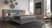 Łóżka - Halmar LEVANTER 160 łóżko popielaty - miniaturka - grafika 1