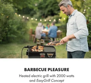 Grill elektryczny Klarstein FRY2-GatsbyG-BL - Grille elektryczne Grill elektryczny Klarstein FRY2-GatsbyG-BL - Grille elektryczne - miniaturka - grafika 2