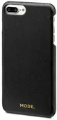 Etui i futerały do telefonów - MODE. MODE. London skórzane etui na tył do Apple iPhone 8 Plus CZARNY OTWIERANE NA BOK SKÓRA NATURALNA LO8PNIBL5095 - miniaturka - grafika 1