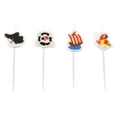 Kinder party - AMSCAN Mini świeczki Pirat 4 sztuki 9902128 - miniaturka - grafika 1