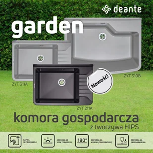 Deante Garden Komora gospodarcza ZYT 211A - Zlewozmywaki - miniaturka - grafika 6