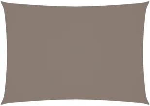 vidaXL Prostokątny żagiel ogrodowy, tkanina Oxford, 3x5 m, taupe 135432 - Parasole ogrodowe - miniaturka - grafika 2