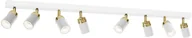 Lampy sufitowe - Luminex Spot Reno white/gold 8 5159 - miniaturka - grafika 1