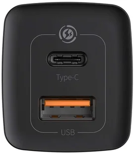 Baseus GaN2 Lite Ładowarka 65W USB / USB Typ C Quick Charge 3.0 Power Delivery (azotek galu) CCGAN2L-B01 baseus_20210524151504 - Ładowarki do telefonów - miniaturka - grafika 6