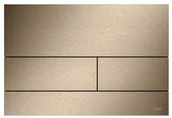 Przyciski spłukujące - TECE Square II Przycisk spłukujący WC czerwone złoto szczotkowane 9240840 - miniaturka - grafika 1